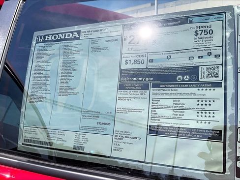 New 2026 Honda HR-V Sport image 22