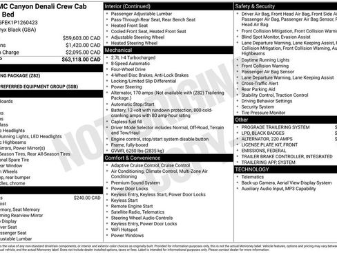 Used 2023 GMC Canyon Denali AWD/4WD image 47