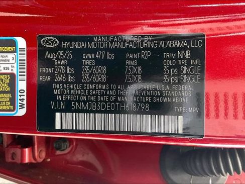 Certified 2026 Hyundai Tucson SEL Plus FWD image 34