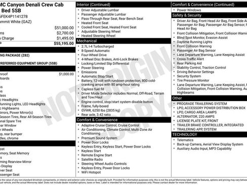 Used 2023 GMC Canyon Denali AWD/4WD image 1