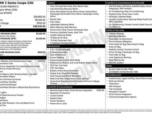 Certified 2024 BMW 230i Coupe w/ Premium Package RWD image 6