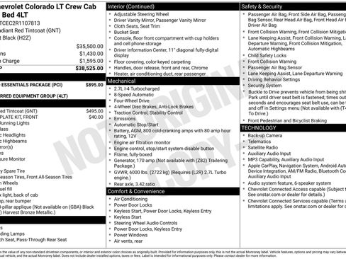 Used 2024 Chevrolet Colorado LT w/ LPO, Pro Essentials Package AWD/4WD image 4