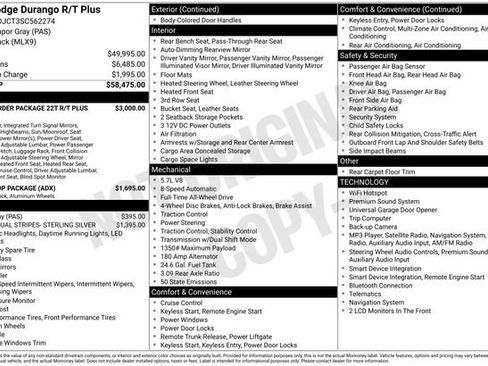 Used 2025 Dodge Durango R/T AWD/4WD image 14