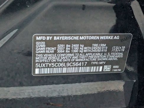 Used 2020 BMW X3 xDrive30i w/ Convenience Package image 24