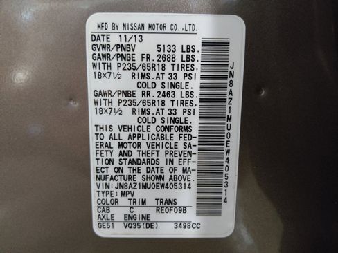 Used 2014 Nissan Murano SL FWD image 33