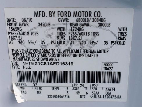 Used 2010 Ford F150 XLT RWD image 15