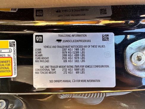 Used 2023 Chevrolet Tahoe 2WD w/ Remote Keyless Entry Package image 10