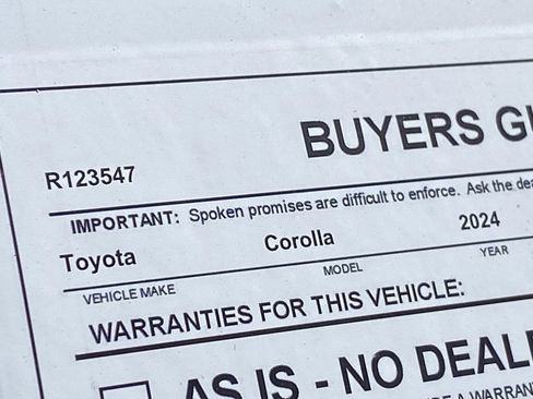Used 2024 Toyota Corolla LE FWD image 35