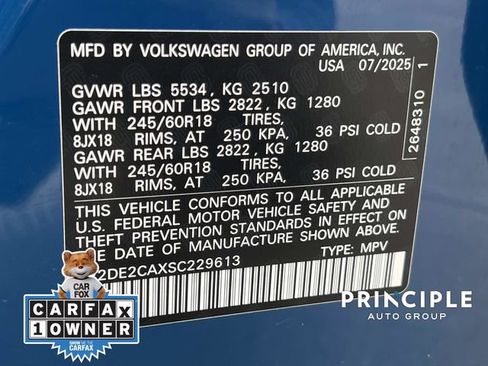Used 2025 Volkswagen Atlas Cross Sport SE FWD image 35