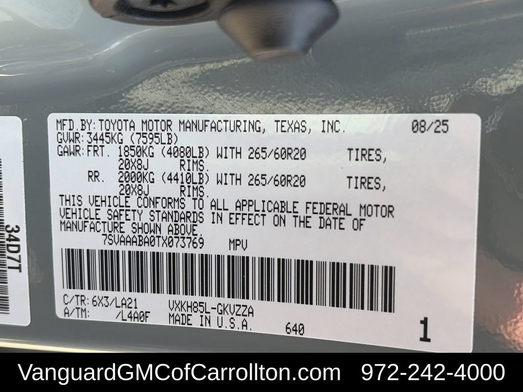 Used 2026 Toyota Sequoia Platinum AWD/4WD image 28