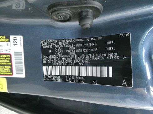 Used 2015 Toyota Sienna XLE FWD image 12