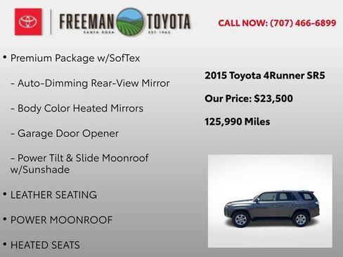 Used 2015 Toyota 4Runner SR5 Premium RWD image 5