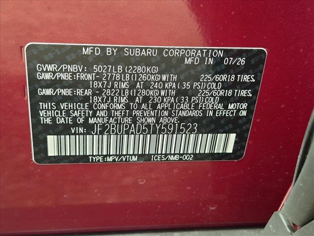 New 2026 Subaru Outback Premium AWD/4WD image 18
