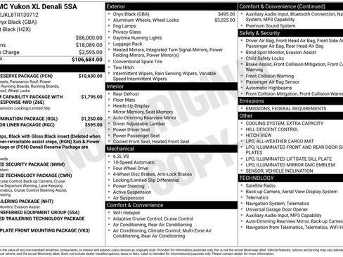 New 2026 GMC Yukon XL Denali w/ Denali Reserve Package image 4