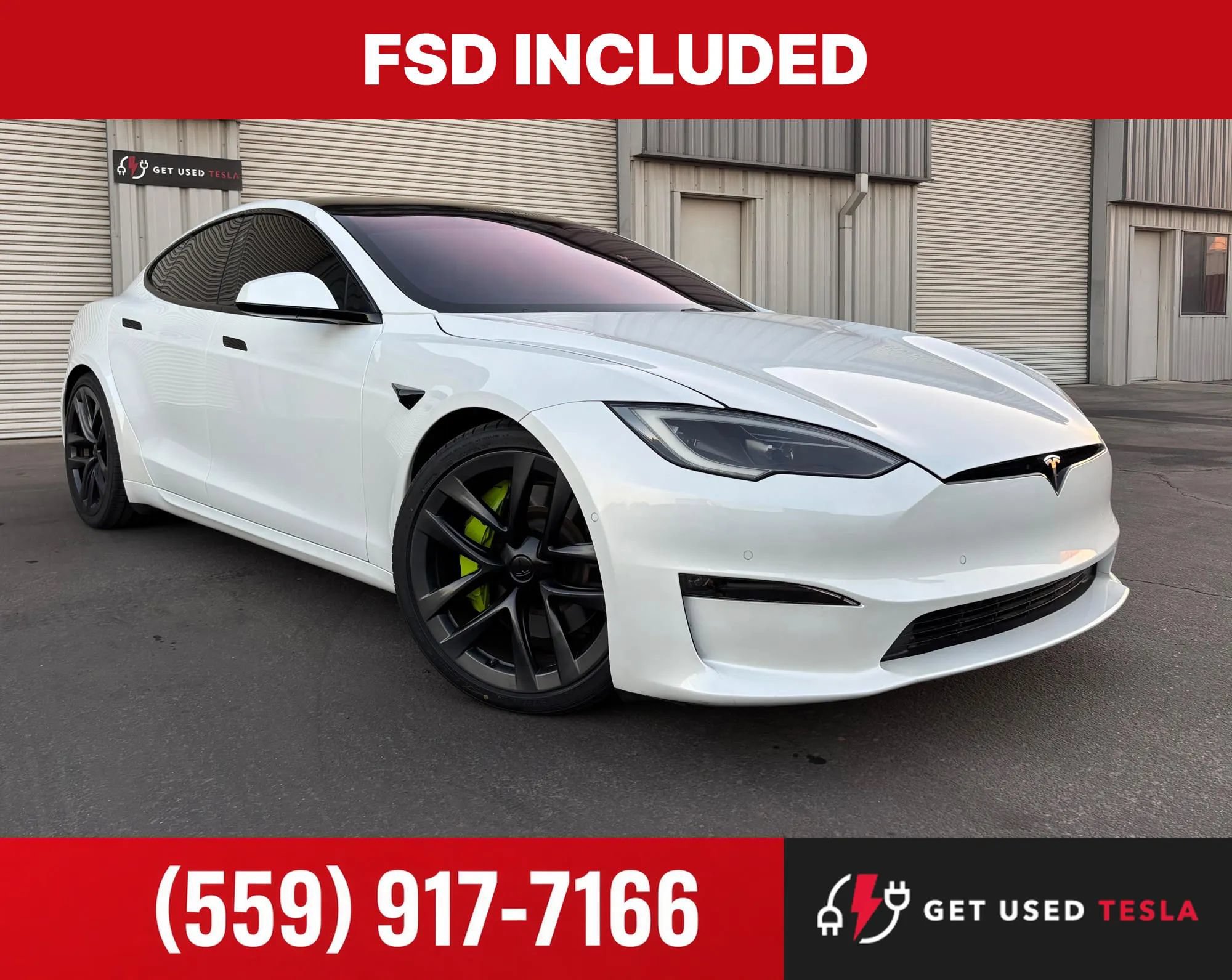 Used 2022 Tesla Model S Standard Range AWD/4WD image 1