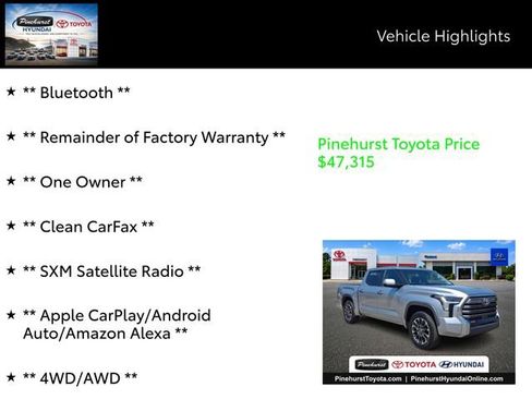 Used 2023 Toyota Tundra Limited AWD/4WD image 7