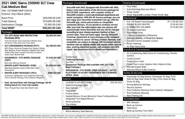 Used 2021 GMC Sierra 2500 SLT AWD/4WD image 36