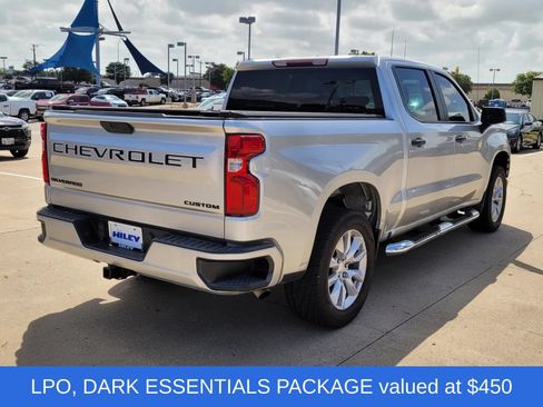 Used 2022 Chevrolet Silverado 1500 Custom w/ LPO, Dark Essentials Package RWD image 4