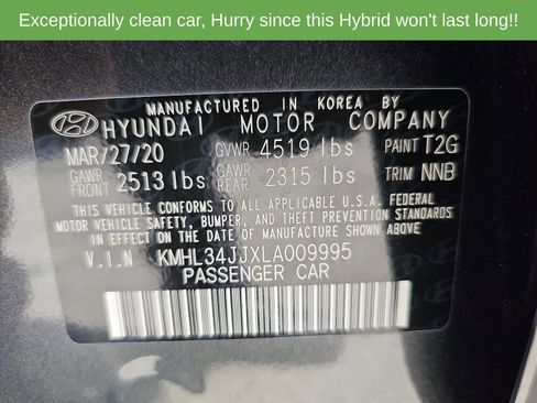 Used 2020 Hyundai Sonata SEL w/ Cargo Package FWD image 37