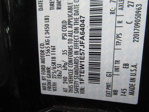Used 2018 Ford F150 Lariat AWD/4WD image 28