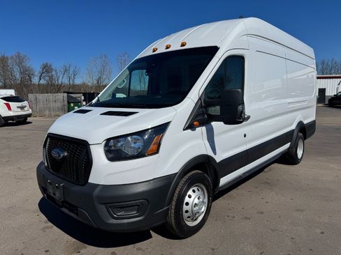 Used 2021 Ford Transit 350 148 High Roof Extended DRW RWD image 1