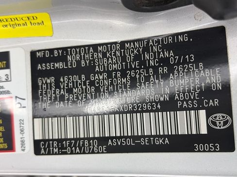 Used 2013 Toyota Camry XLE w/ Convenience Pkg FWD image 9