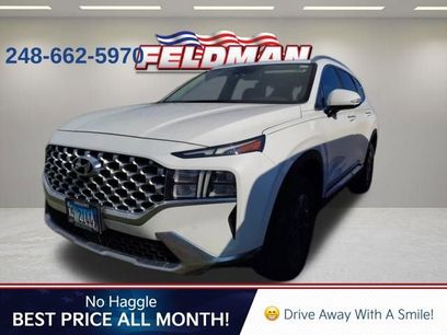 Used 2021 Hyundai Santa Fe Blue