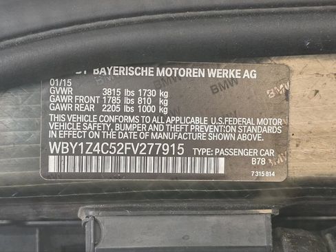 Used 2015 BMW i3 w/ Range Extender image 43