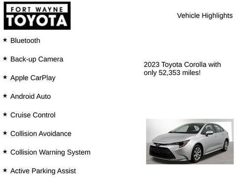 Used 2023 Toyota Corolla LE FWD image 7