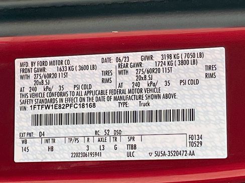 Used 2023 Ford F150 Lariat w/ Equipment Group 502A High AWD/4WD image 33