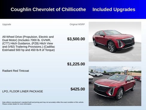 Used 2025 Cadillac Lyriq Luxury w/ LPO, Floor Liner Package AWD/4WD image 3