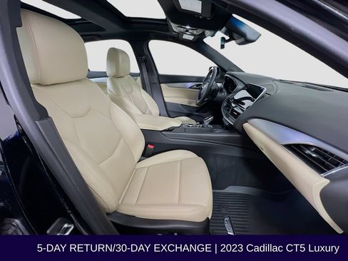 Used 2023 Cadillac CT5 Luxury w/ Sun And Sound Package AWD/4WD image 34