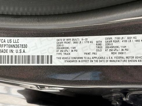 Used 2022 RAM 1500 Limited w/ Night Edition AWD/4WD image 46
