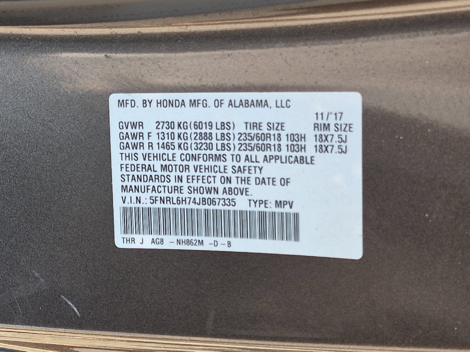 Used 2018 Honda Odyssey EX-L image 34