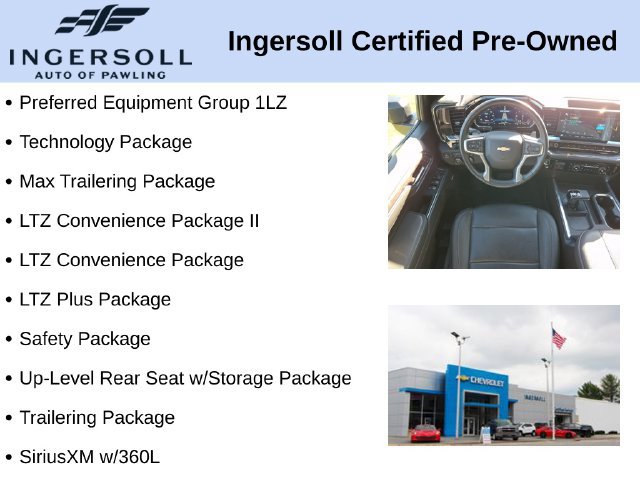 Used 2024 Chevrolet Silverado 1500 LTZ w/ Technology Package AWD/4WD image 10