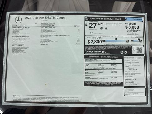 Used 2026 Mercedes-Benz CLE 300 4MATIC Coupe image 31