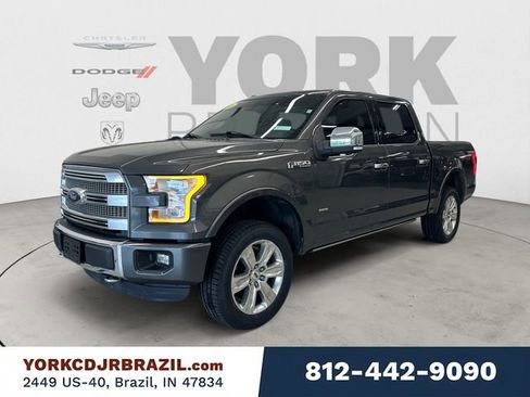 Used 2016 Ford F150 Platinum w/ Trailer Tow Package AWD/4WD image 1