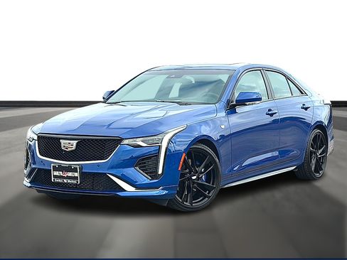New 2025 Cadillac CT4 Sport w/ LPO, Blue Accent Package RWD image 1