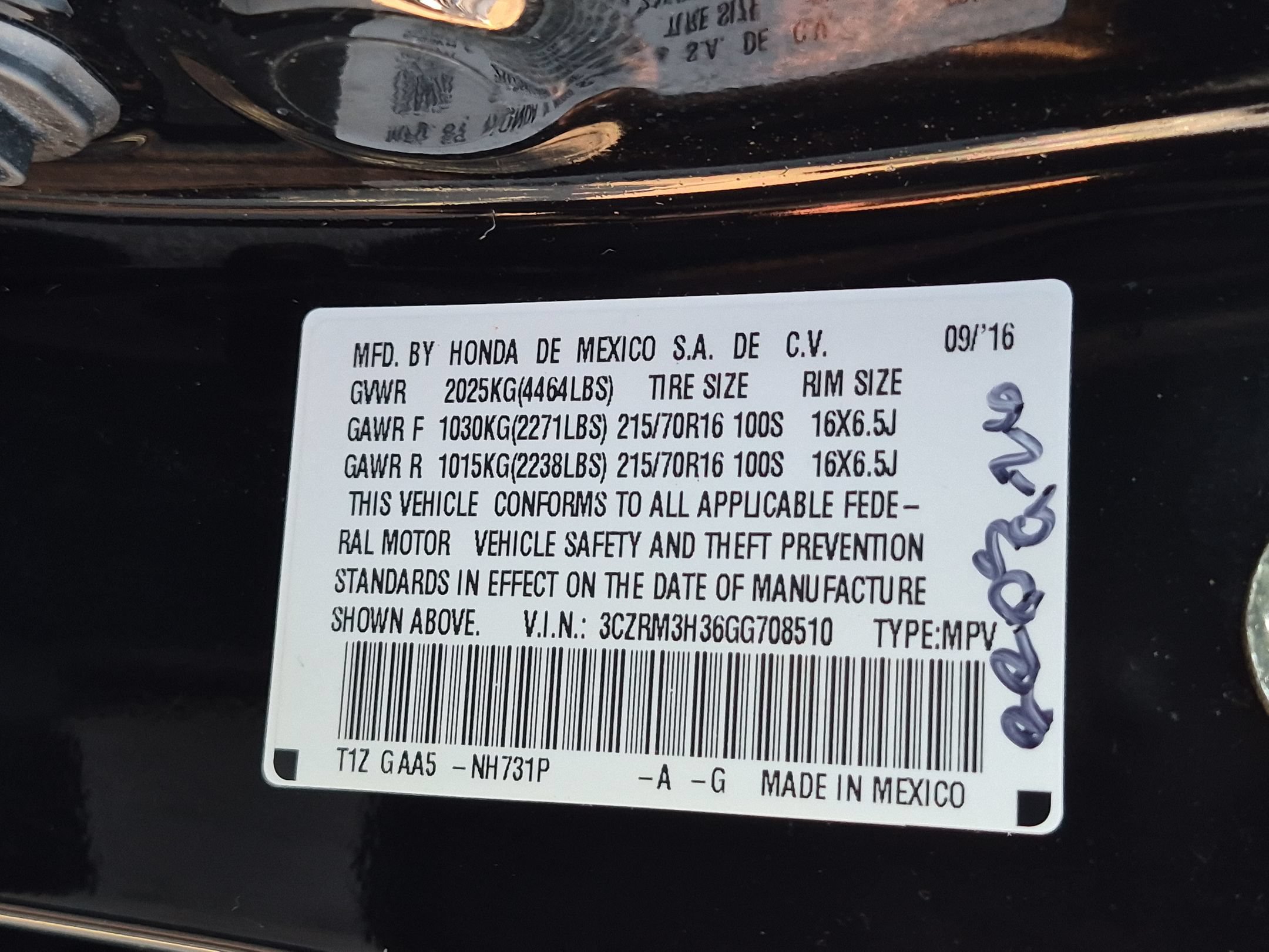 Used 2016 Honda CR-V LX image 23