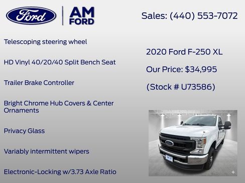 Used 2020 Ford F250 XL w/ Power Equipment Group AWD/4WD image 36