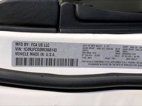Used 2021 Jeep Grand Cherokee High Altitude AWD/4WD image 36