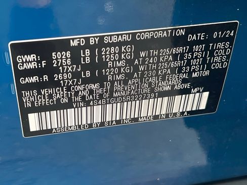Used 2024 Subaru Outback Wilderness AWD/4WD image 26