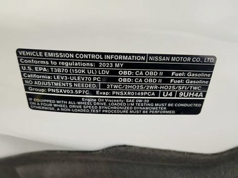 Used 2023 Nissan Murano Platinum w/ Cargo Package AWD/4WD image 75
