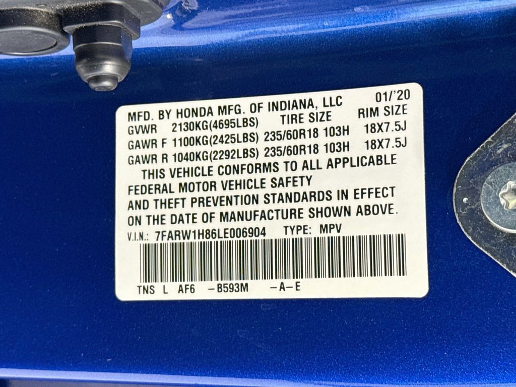 Certified 2020 Honda CR-V EX-L image 35