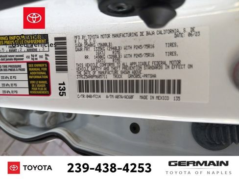 Certified 2023 Toyota Tacoma SR5 w/ Technology Package AWD/4WD image 20