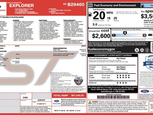 Used 2025 Ford Explorer ST w/ Sun And Sound Package image 5