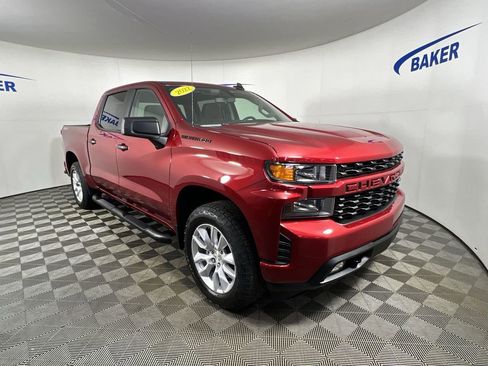 Certified 2022 Chevrolet Silverado 1500 Custom w/ LPO, Dark Essentials Package AWD/4WD image 2