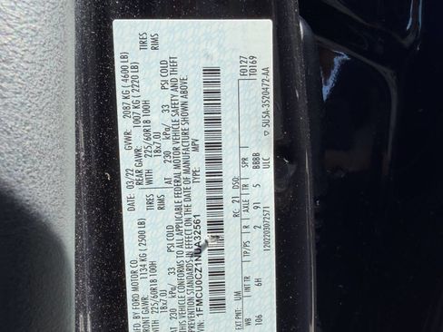 Used 2022 Ford Escape SEL w/ Technology Package image 11