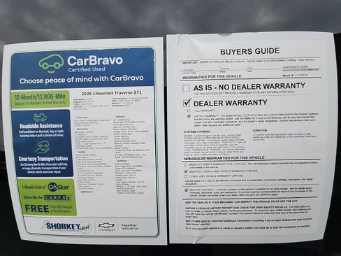 Used 2026 Chevrolet Traverse Z71 w/ LPO, Floor Liner Package AWD/4WD image 32