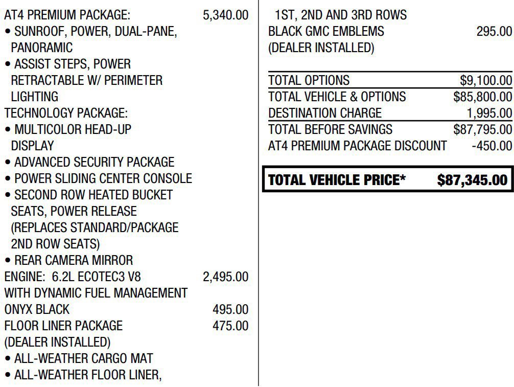 Certified 2025 GMC Yukon XL AT4 w/ AT4 Premium Package AWD/4WD image 2